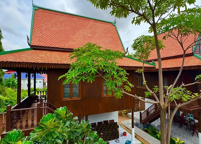 Sala Khmer Heritage - Traditional Wooden House アパート *